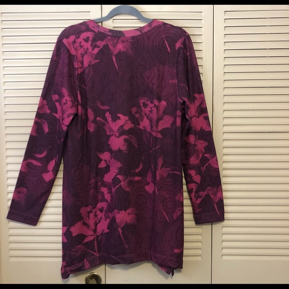 Soft Surroundings NWT Vermillion Reve Long Sleeve Tunic Top-Size Large - Picture 10 of 10